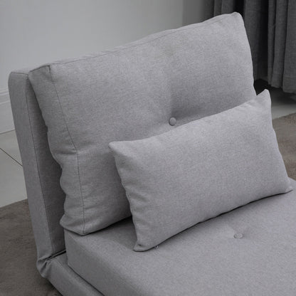 Fauteuil convertible et pliable rembourré HOMCOM, canapé-lit de sol