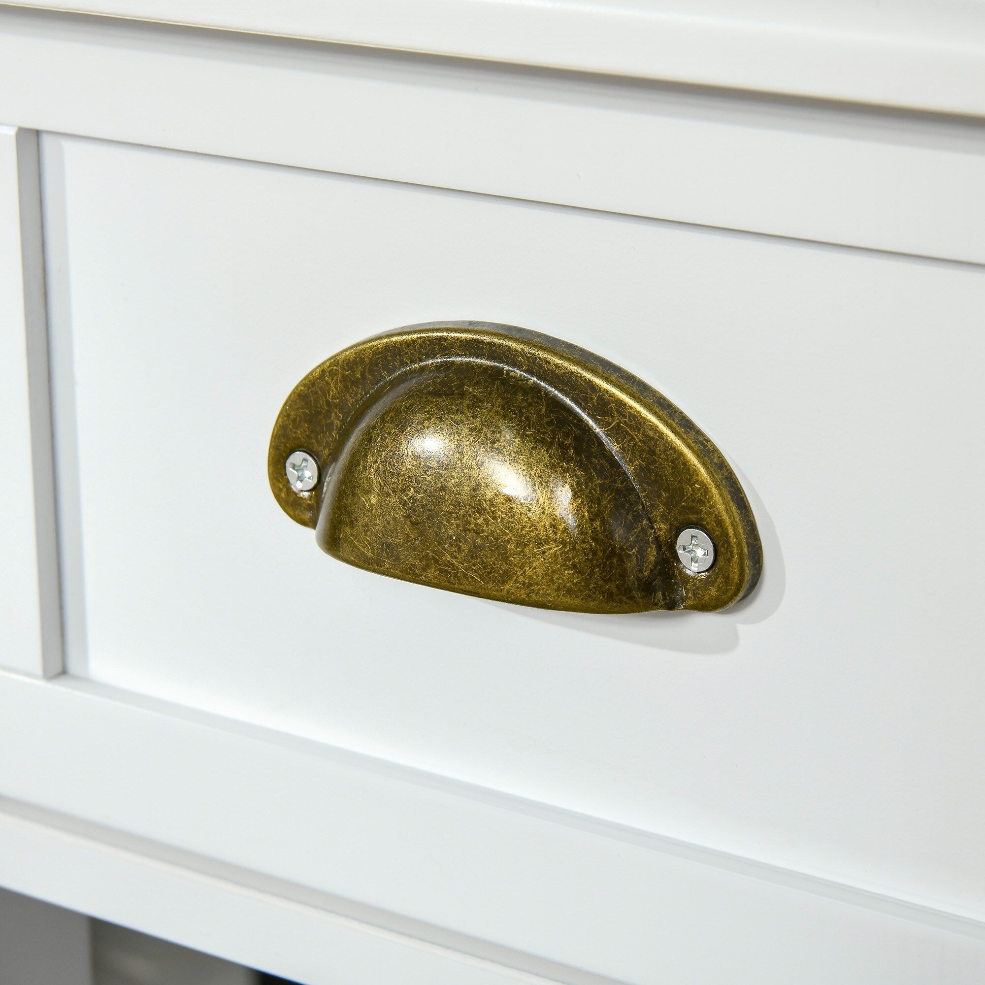 Table de chevet HOMCOM à 2 niveaux avec tiroir, table d'appoint étroite avec étagère inférieure, pour salon ou chambre