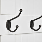 HOMCOM 71 3-In-1 Hall Tree Storage Bench and Coat Rack with 5 Steel Double Hooks, and Anti-Topple Anchor for Entryway
