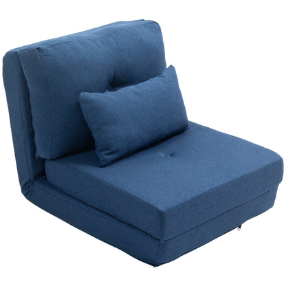 Fauteuil convertible et pliable rembourré HOMCOM, canapé-lit de sol