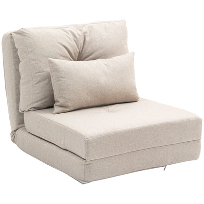 Fauteuil convertible et pliable rembourré HOMCOM, canapé-lit de sol