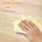 Desserte de cuisine à roulettes HOMCOM, desserte de bar, desserte compacte sur roulettes avec plateau en bois, étagères et tiroirs pour la salle à manger à domicile