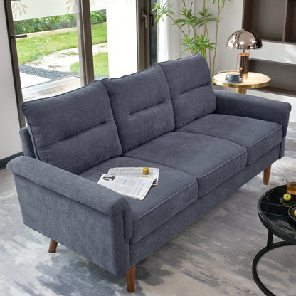 HOOOWOOO Meubles de salon 71 Canapé 3 places moderne en tissu rembourré