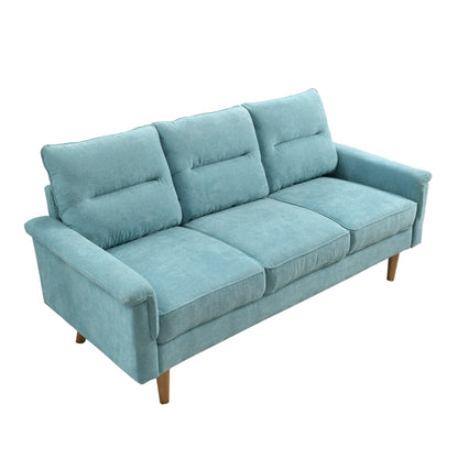HOOOWOOO Meubles de salon 71 Canapé 3 places moderne en tissu rembourré