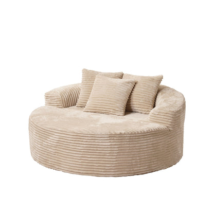 Canapé de sol moderne en tissu pelucheux HOOOWOOO