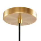 Suspension en verre en forme de cloche auburn INK+IVY