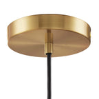 Suspension en verre en forme de cloche auburn INK+IVY