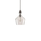 Suspension en verre en forme de cloche auburn INK+IVY