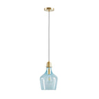 Suspension en verre en forme de cloche auburn INK+IVY