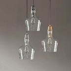 Suspension en verre en forme de cloche auburn INK+IVY