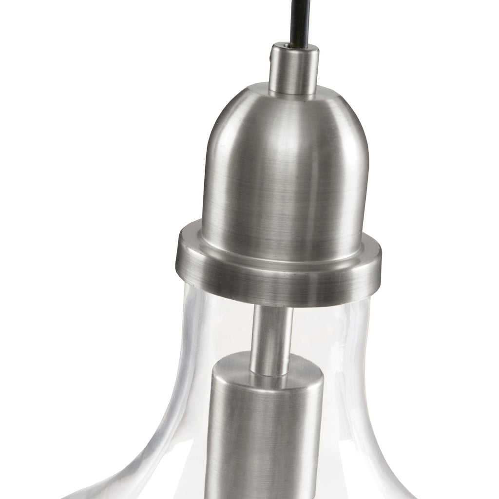Suspension en verre en forme de cloche auburn INK+IVY