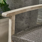 Ensemble de conversation d'extérieur Hampton 4 pièces en acacia par Christopher Knight Home
