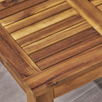 Ensemble de conversation d'extérieur Hampton 4 pièces en acacia par Christopher Knight Home