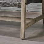 Ensemble de conversation d'extérieur Hampton 4 pièces en acacia par Christopher Knight Home