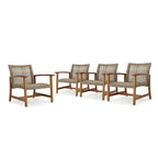 Fauteuil club d'extérieur Hampton (lot de 4) par Christopher Knight Home