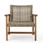 Fauteuil club d'extérieur Hampton (lot de 4) par Christopher Knight Home