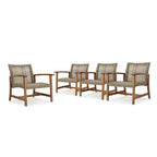 Fauteuil club d'extérieur Hampton (lot de 4) par Christopher Knight Home