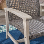 Fauteuil club d'extérieur Hampton (lot de 4) par Christopher Knight Home