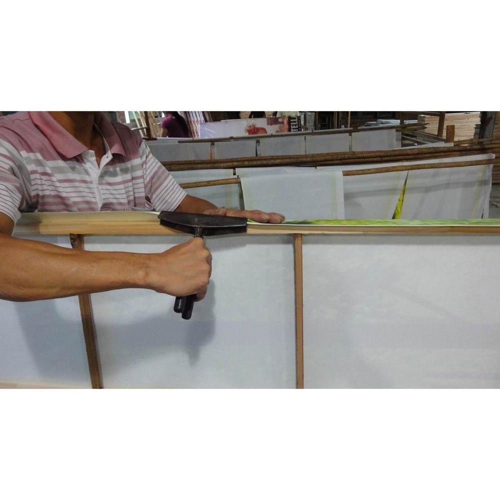 Paravent en bambou fait main de 1,80 m (Chine)