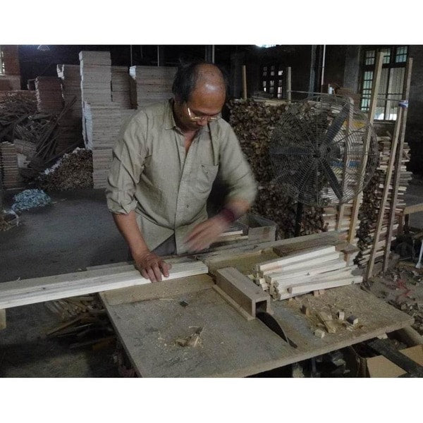 Paravent en bambou fait main de 1,80 m (Chine)