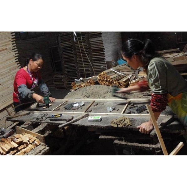 Paravent en bambou fait main de 1,80 m (Chine)
