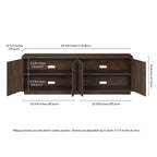 Hanson Rectangular TV Stand for TV's up to 75