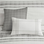 Parure de lit surdimensionnée en coton jacquard Harbor House Morgan, 6 pièces