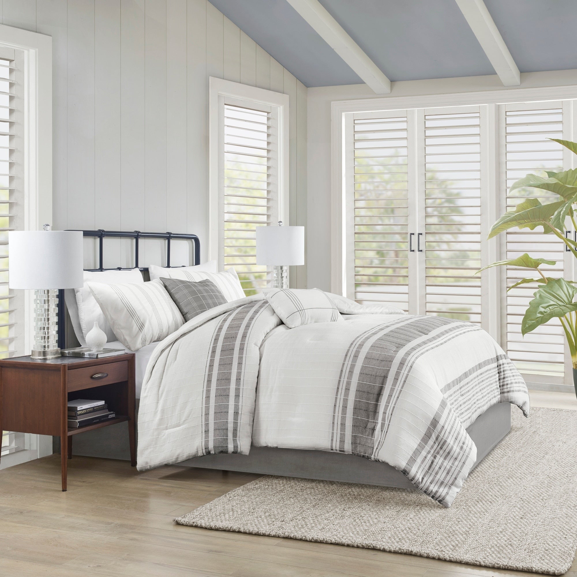 Parure de lit surdimensionnée en coton jacquard Harbor House Morgan, 6 pièces