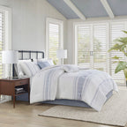 Parure de lit surdimensionnée en coton jacquard Harbor House Morgan, 6 pièces