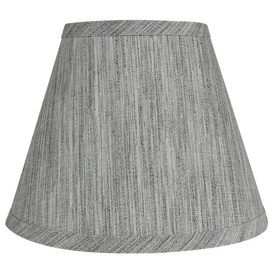 Abat-jour conique en imitation soie à couverture rigide, 12,7 cm en haut, 23,8 cm en bas, 17,8 cm en bas