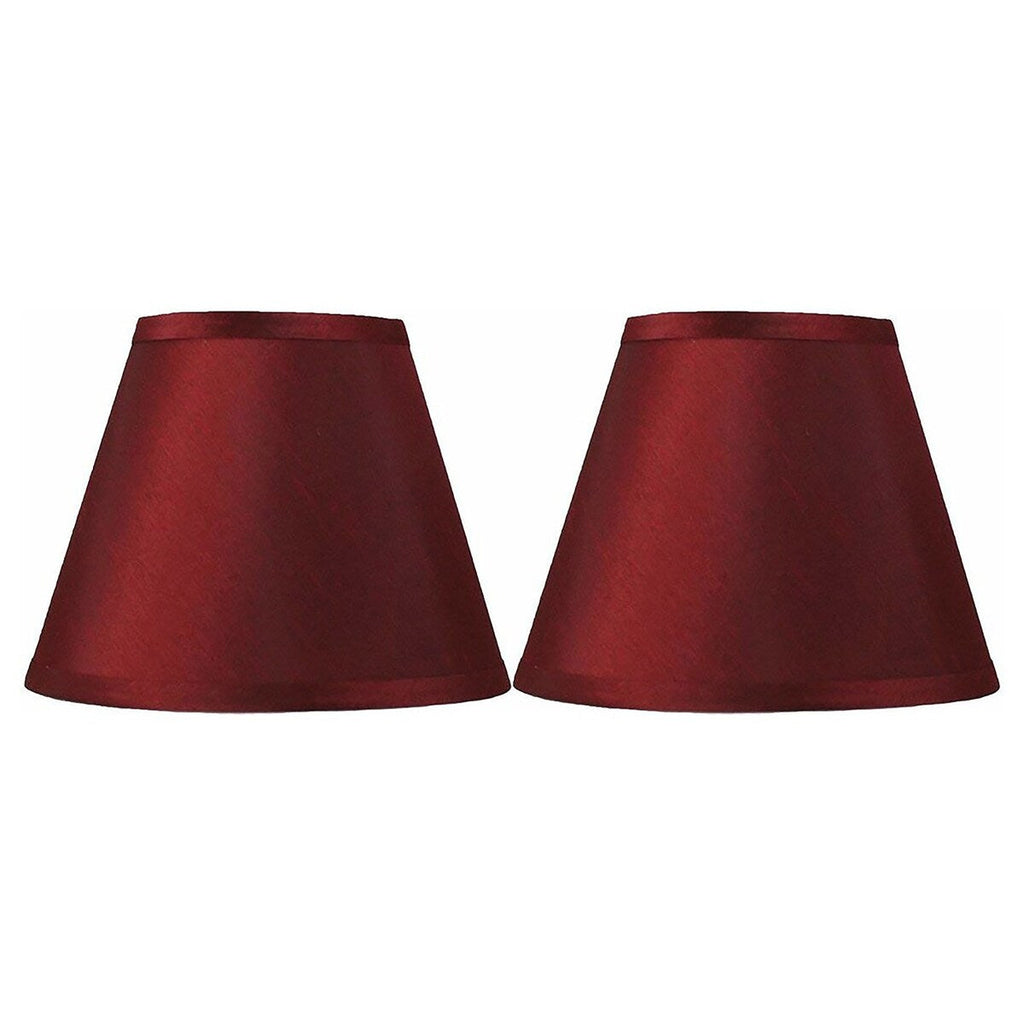 Abat-jour conique en imitation soie à couverture rigide, 12,7 cm en haut, 23,8 cm en bas, 17,8 cm en bas