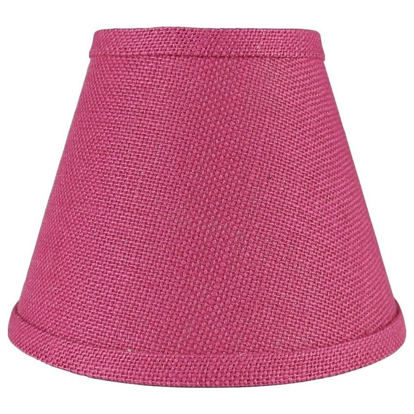 Abat-jour conique en imitation soie à couverture rigide, 12,7 cm en haut, 23,8 cm en bas, 17,8 cm en bas