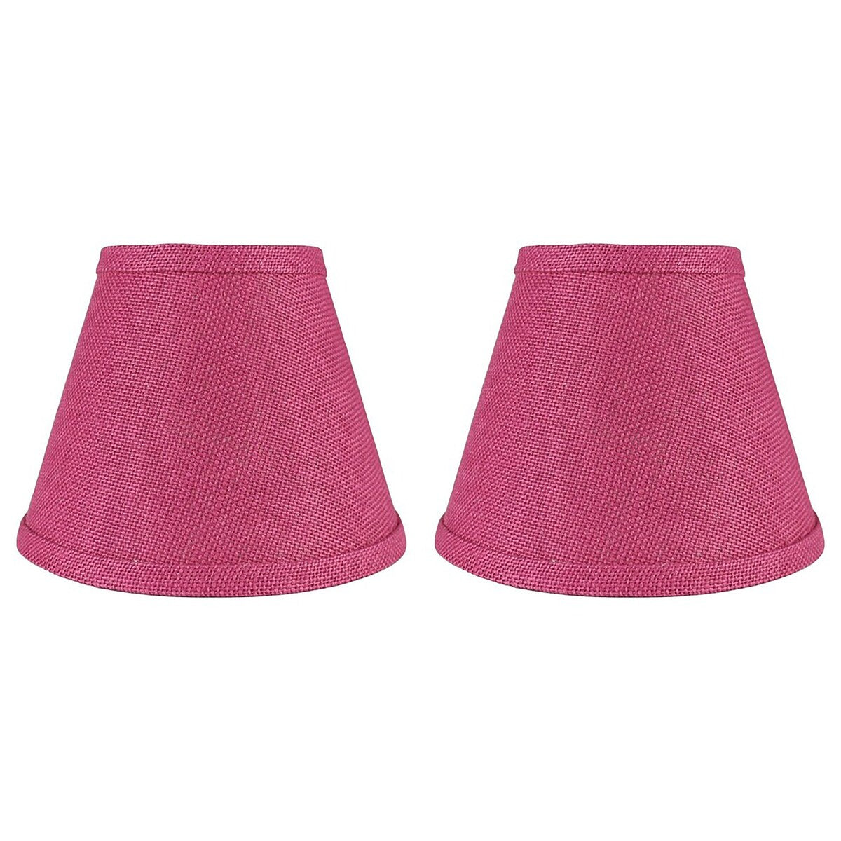 Abat-jour conique en imitation soie à couverture rigide, 12,7 cm en haut, 23,8 cm en bas, 17,8 cm en bas