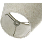 Abat-jour conique en imitation soie à couverture rigide, 12,7 cm en haut, 23,8 cm en bas, 17,8 cm en bas