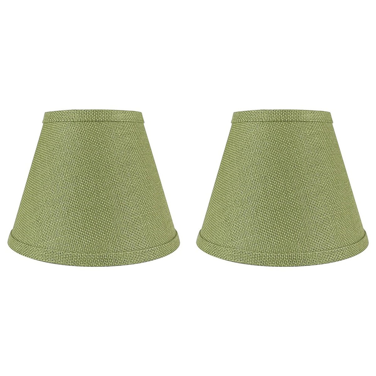 Abat-jour conique en imitation soie à couverture rigide, 12,7 cm en haut, 23,8 cm en bas, 17,8 cm en bas