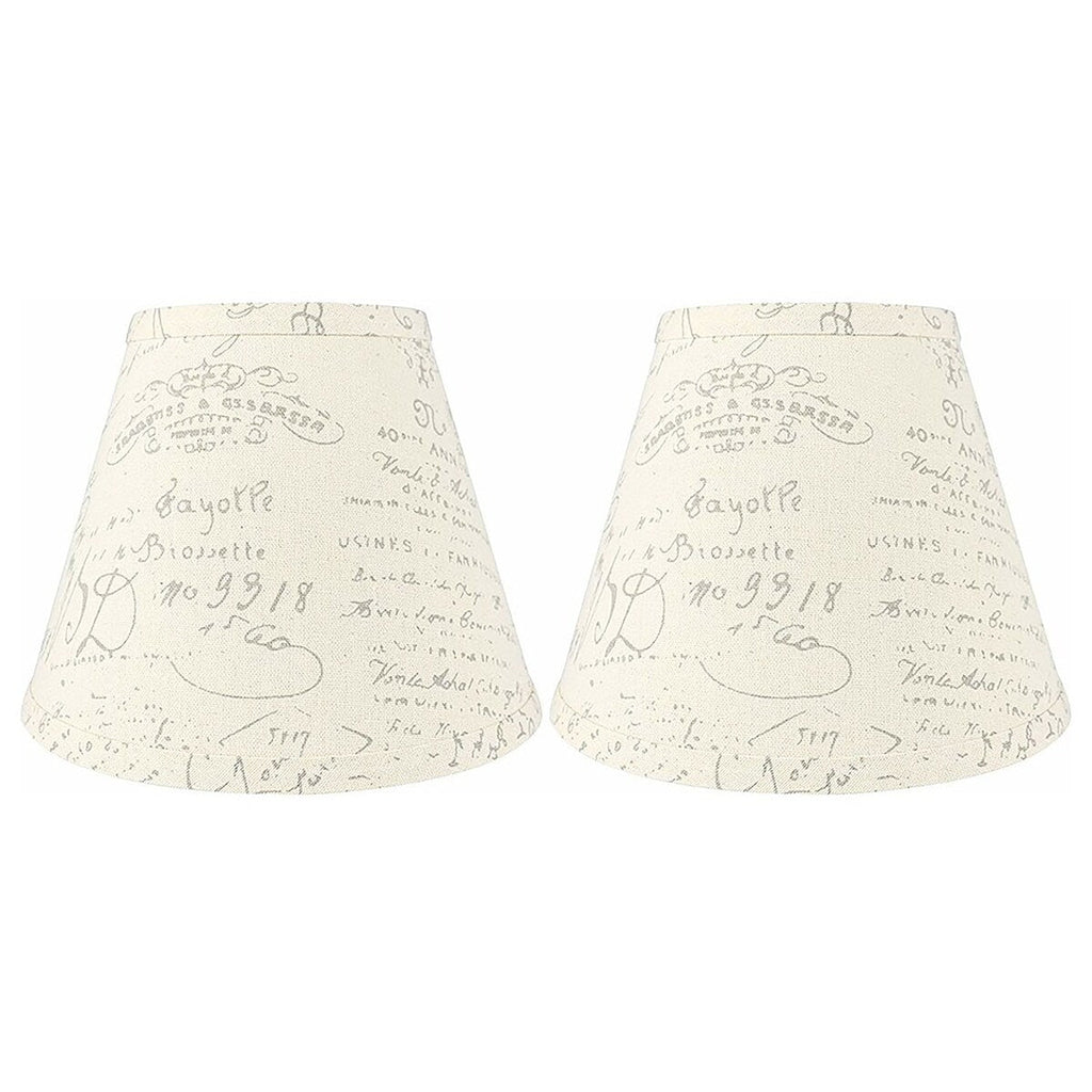 Abat-jour conique en imitation soie à couverture rigide, 12,7 cm en haut, 23,8 cm en bas, 17,8 cm en bas