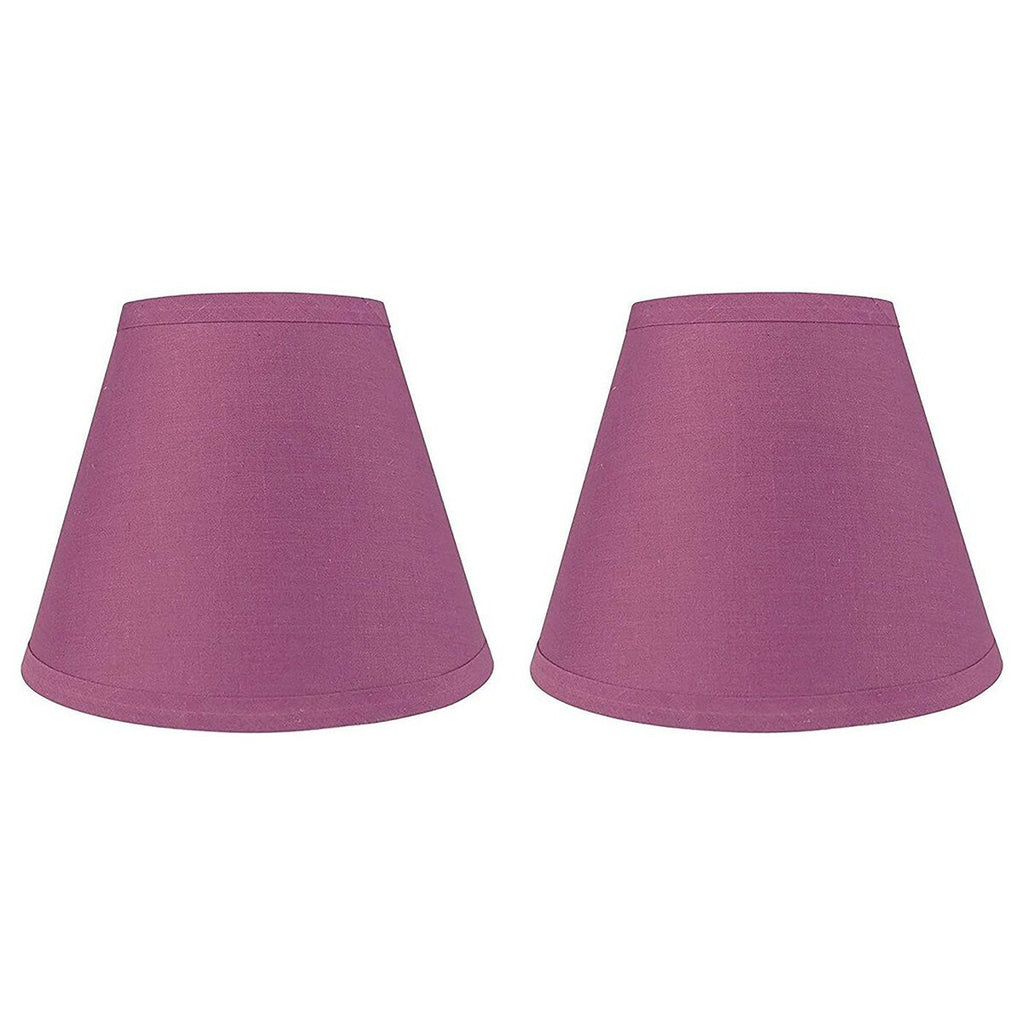Abat-jour conique en imitation soie à couverture rigide, 12,7 cm en haut, 23,8 cm en bas, 17,8 cm en bas