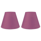 Abat-jour conique en imitation soie à couverture rigide, 12,7 cm en haut, 23,8 cm en bas, 17,8 cm en bas