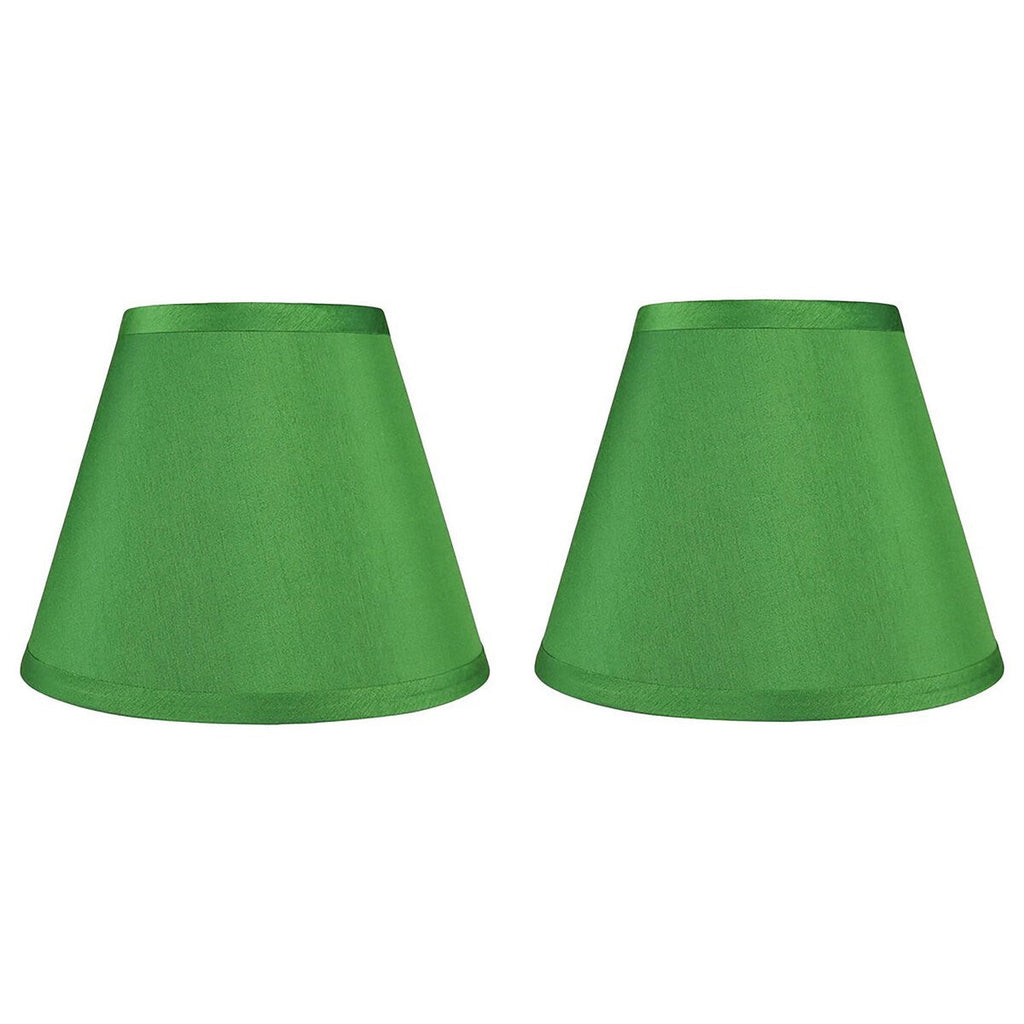 Abat-jour conique en imitation soie à couverture rigide, 12,7 cm en haut, 23,8 cm en bas, 17,8 cm en bas