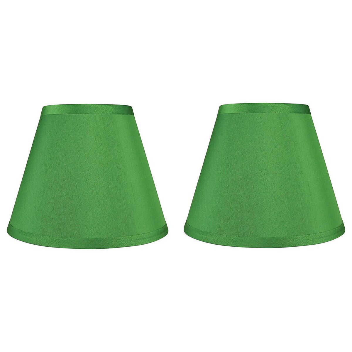 Abat-jour conique en imitation soie à couverture rigide, 12,7 cm en haut, 23,8 cm en bas, 17,8 cm en bas