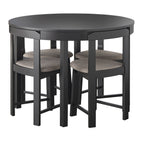 Ensemble de salle à manger rond compact Harrisburg Tobey 5 pièces