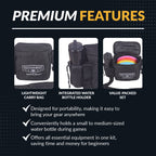 Coffret de démarrage pour disc golf Hathaway avec 6 disques et étui – 150-170 grammes, 8,25 pouces – Multicolore