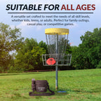 Coffret de démarrage pour disc golf Hathaway avec 6 disques et étui – 150-170 grammes, 8,25 pouces – Multicolore