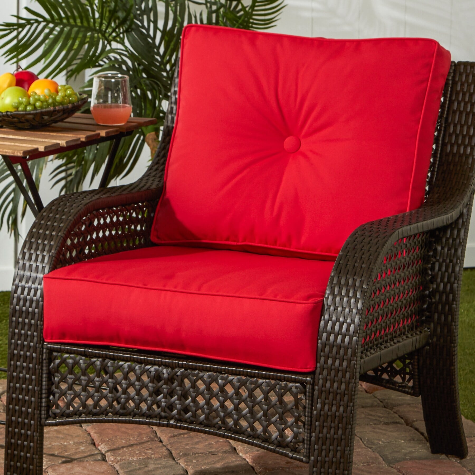 Ensemble de coussins d'extérieur haut de gamme Sunbrella 2 pièces