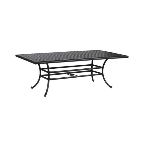 Ensemble de salle à manger en aluminium South Ponto 7 pièces avec chaises pivotantes rembourrées par Havenside Home
