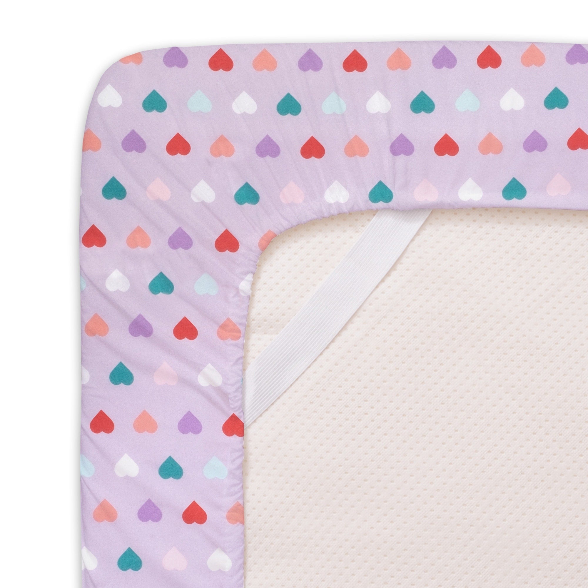 Parure de draps Hearts de Sweet Home Collection - Multi
