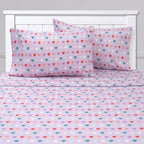 Parure de draps Hearts de Sweet Home Collection - Multi