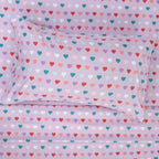 Parure de draps Hearts de Sweet Home Collection - Multi
