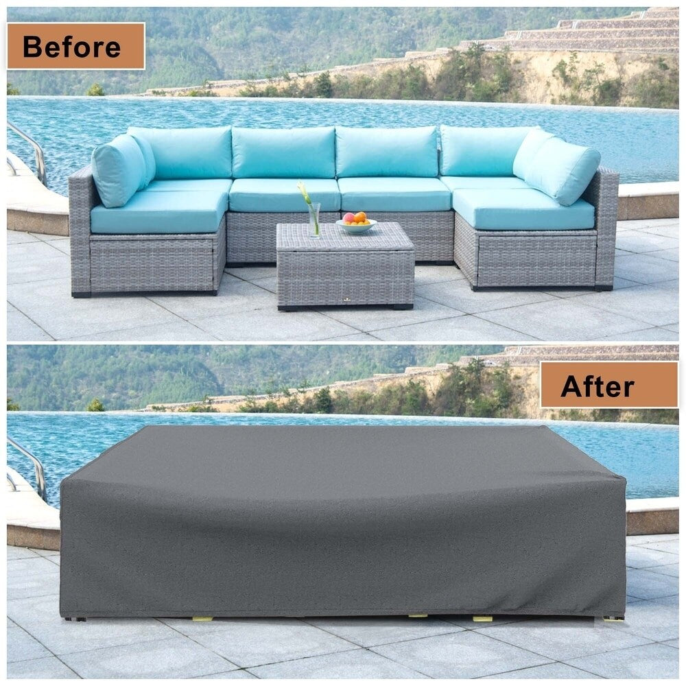 Heavy Duty Outdoor Furniture Cover Patio Waterproof Patio Set Cover