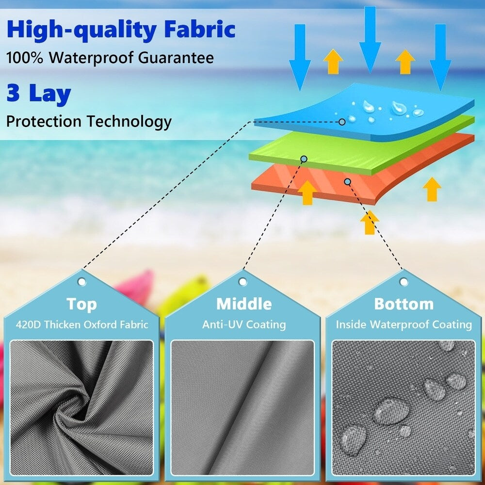 Housse de protection robuste pour meubles d'extérieur et patio